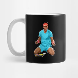 Rafael Nadal Winning Celebration Mug